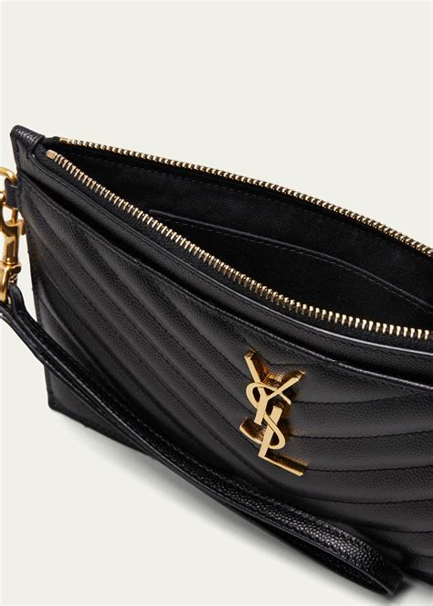 ysl wristlet large|buy ysl clutch online.